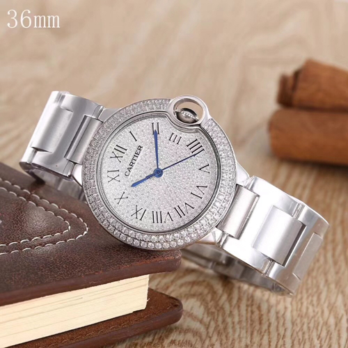 カルティエ時計正面デザイン